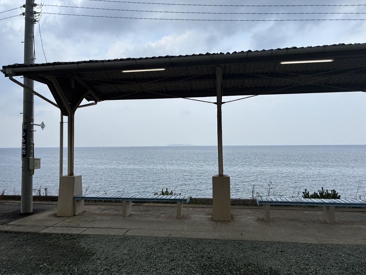 JR四国下灘駅の絶景